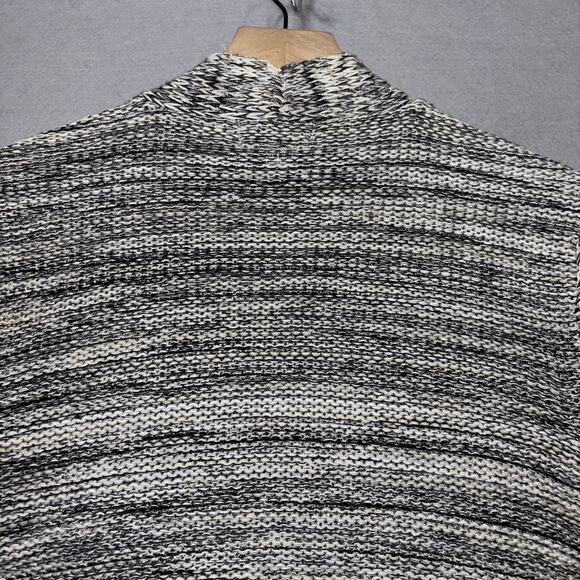 Studio Works Cardigan 1X Gray Silver Metallic Marled Cozy Classic Soft Cottage - Picture 7 of 8